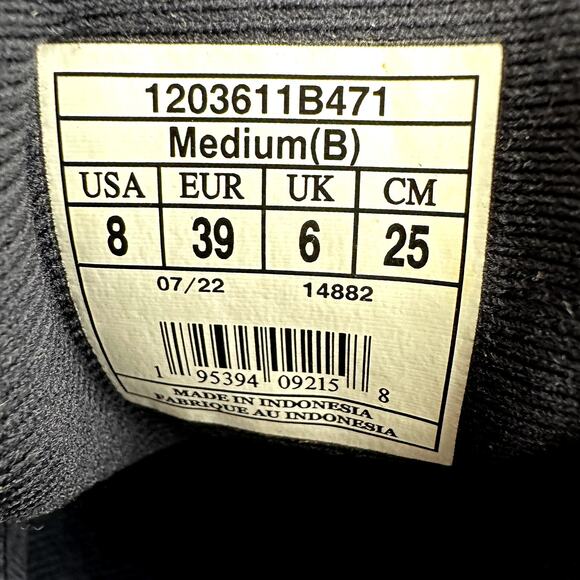 Brooks Revel 5 Performance Running Shoes Road Workout Athletic Blue Black 8M - Picture 8 of 9